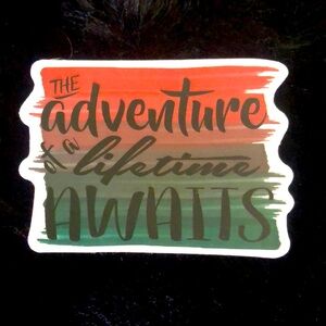10 for $8 sticker bundle 🤗
The adventure of a lifetime awaits sticker design